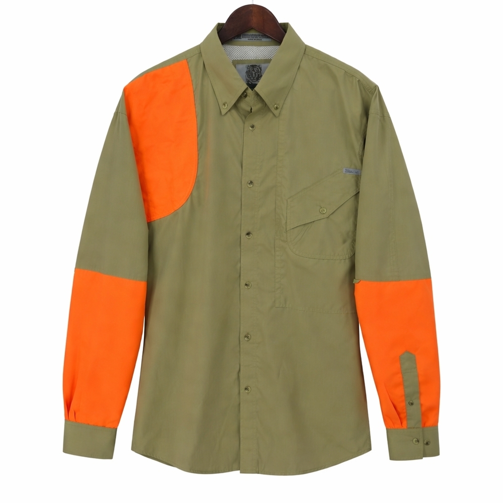 Tiger Hill Upland Hunting Shooting Shirt 2XL Blaze Orange Vented Field Tactical